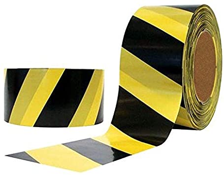 Fita Zebrada (Preta e Amarela) 200m