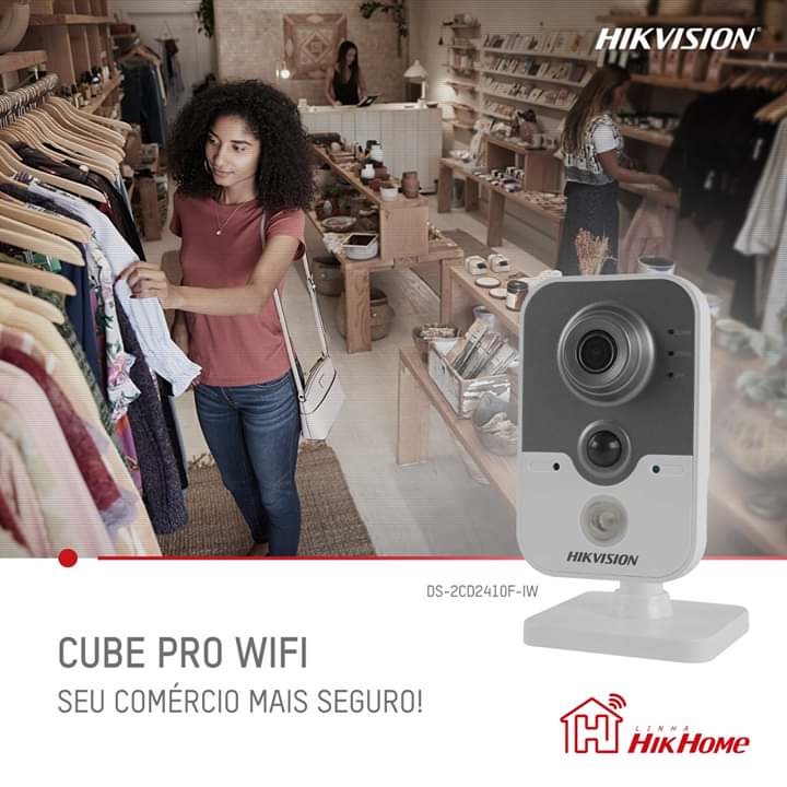 Câmera Cube Pro Wifi DS-CD2410F-IW