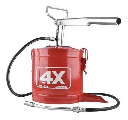 Bomba Manual para Graxa com Reservatório para 7 Kg