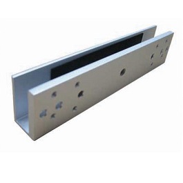 Kit Suporte U porta de vidro 180Kg Giga