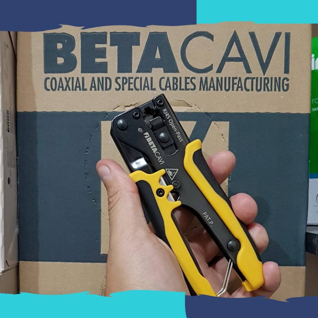 Alicate de Climpar RJ45 Betacavi