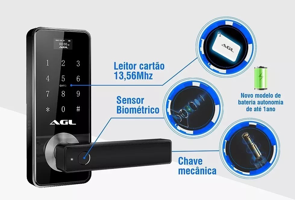 Fechadura Digital H10 AGL
