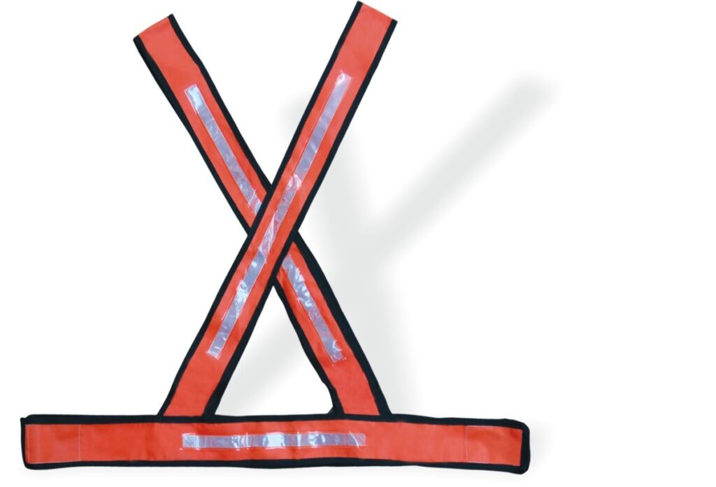 Colete X (Laranja/Branco) Refletido G