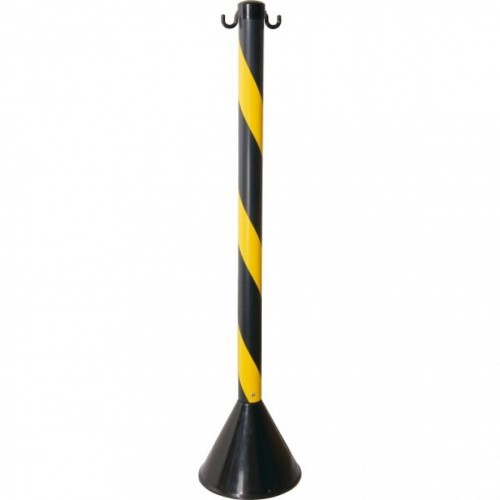 Pedestal Plástico Zebrado 90cm Desmontado